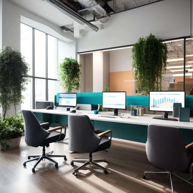 Professionals collaborating in an AI workshop